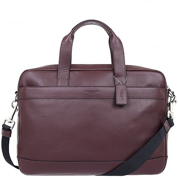 Coach Bags Coach Leather Signature Slim Briefcase Laptop Bag Poshmark